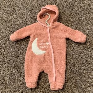 Shein 1-3 month fuzzy romper